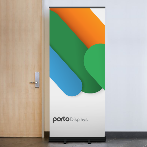Classic Roll Up Banner Black