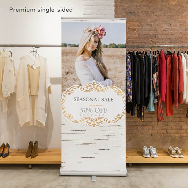 Classic Roll Up Banner Black