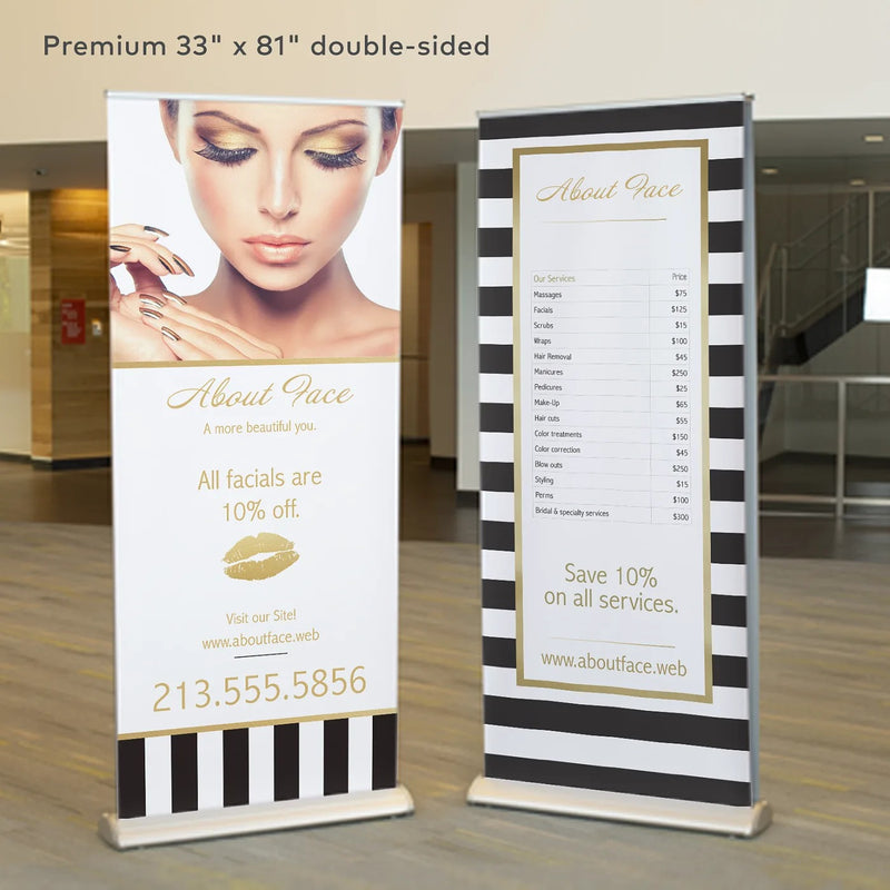 Classic Roll Up Banner Black